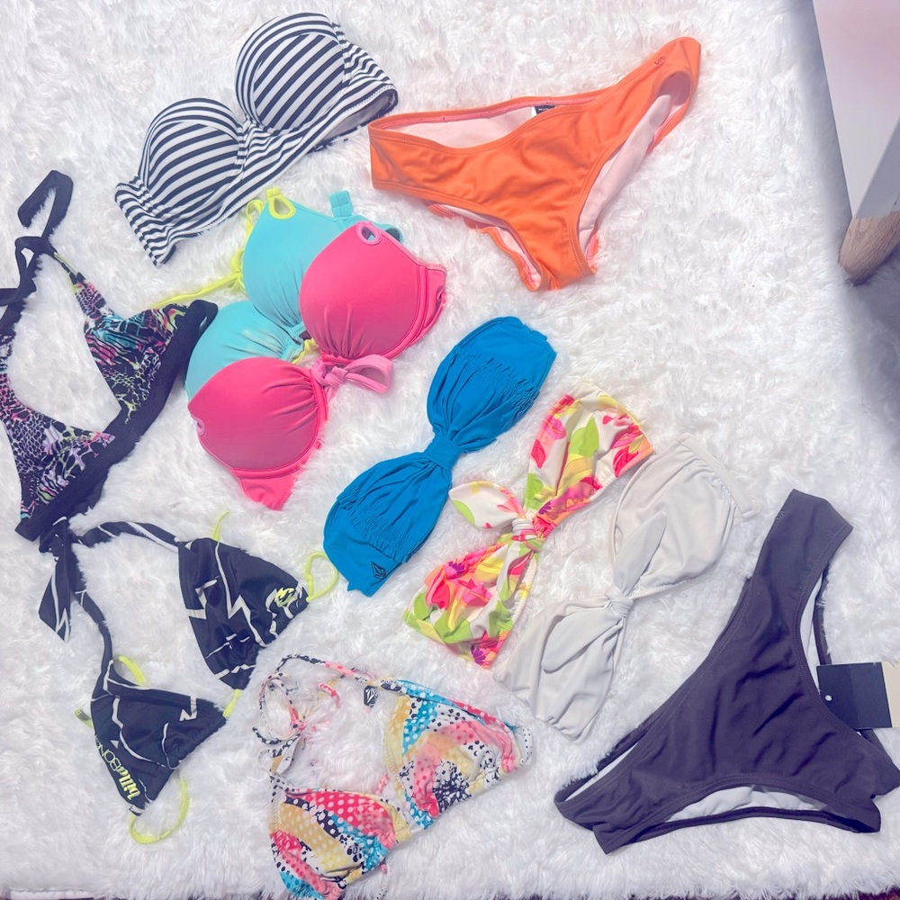 Swim Bundle! Victoria Secret, Volcom, Billabong, RVCA, and O’Neill Size Small
